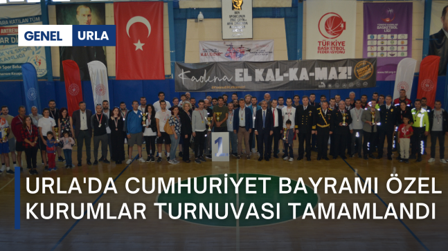 Urla’da 29 Ekim Cumhuriyet Bayramı’nın 99. Yılına Özel, Kurumlar Turnuvası Tamamlandı