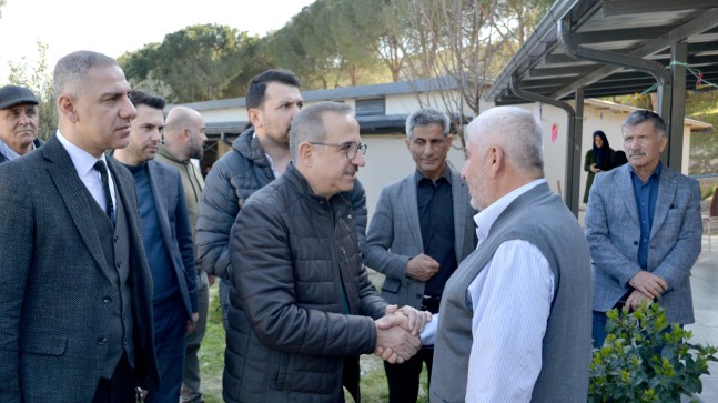 AK Parti İzmir İl Başkanı Kerem Ali  Sürekli, Urla’da afetzedeleri ziyaret etti